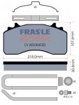 FRAS-LE desky brzdové MAN TGA,TGS,TGX NG22MAXX Wabco - standard