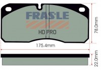 FRAS-LE desky brzdové IVECO ECar 80E-100E - premium