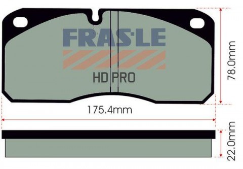 FRAS-LE desky brzdové IVECO ECar 80E-100E - premium