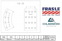 FRAS-LE obložení brzdové SCANIA - 413x254 19,0mm BLUE