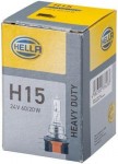 HELLA žárovka 24V/H15 20/60W