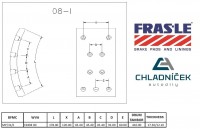 FRAS-LE obložení brzdové MAN, MB - 410x163 17,3mm BLUE