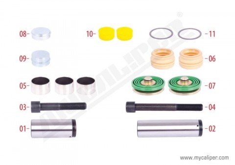 MYCALIPER OPS brzdového třmene Wabco 19-2 (19,5"), čepy + těsnění