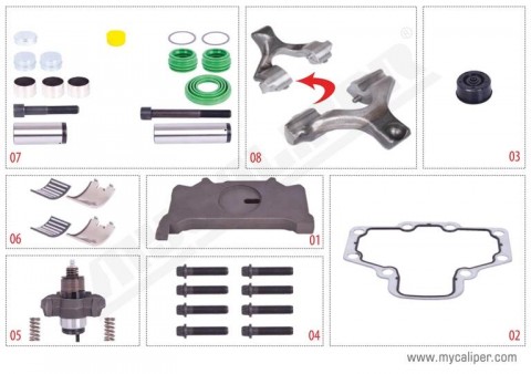 MYCALIPER OPS brzdového třmene L WABCO (SAF)