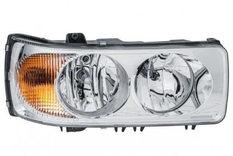 HELLA světlomet hlavní DAF LF,CF,XF(H1,H7,blikač) L, (05/06-) manuální ovl