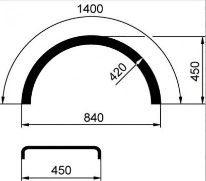 MARKWART blatník 840x450x1400mm R420