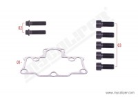 MYCALIPER OPS brzdového třmene WABCO PAN 19-2/22-2 - těsnění + šrouby