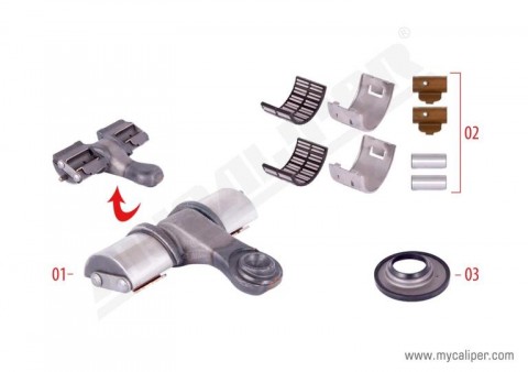 MYCALIPER OPS brzdového třmene C/LE DUCO - páka L