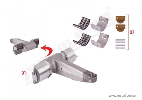 MYCALIPER páka brzdového třmene L, MERITOR Elsa Radial