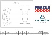 FRAS-LE obložení brzdové MAN, MB - 410x183 18,3mm +1 BLUE