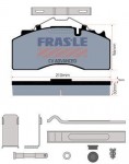 FRAS-LE desky brzdové BPW pro TSB 3709 - standard