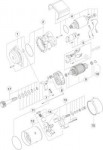 MAHLE startér MB Actros, Axor, Setra, 24V 6,2 kW, 11 zubů (nekrytý pastorek)