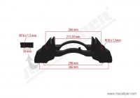 MYCALIPER držák brzdového třmene BPW SB3745T, šrouby ze spodu