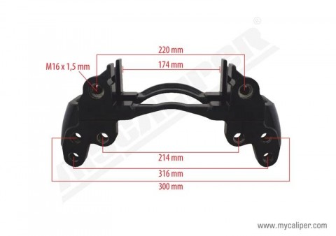 MYCALIPER držák brzdového třmene MB Atego L/P (KNORR)