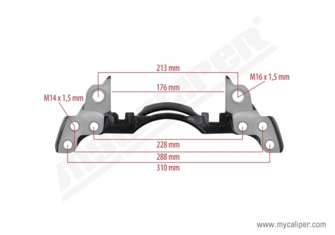 MYCALIPER držák brzdového třmene P MAN (WABCO Pan17)