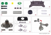 MYCALIPER OPS brzdového třmene L SCHMITZ (WABCO MAXX22T) - komplet