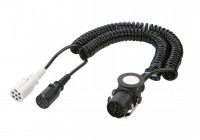 ERICH JÄGER adaptér EURO 6 15/2x7 el.kabel EURO, plastové koncovky, zapojeno 12 žil