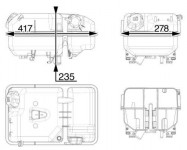 MAHLE nádrž expanzní DAF 106XF, Tatra Phoenix