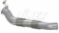 DINEX trubka výfuku SCANIA G,P,R, EURO 6 (nerezová ocel)