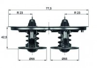 MAHLE termostat SCANIA 4, R 87/80°C GR/GRS-DUO s těsněním
