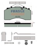 FRAS-LE desky brzdové BPW pro TSB 4309 - premium