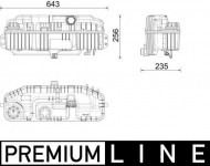 MAHLE nádrž expanzní MB Actros MP4/MP5