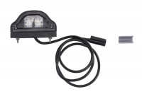 ASPÖCK osvětlení SPZ REGPOINT LED, černé, 12/24V, kabel 1m P&R