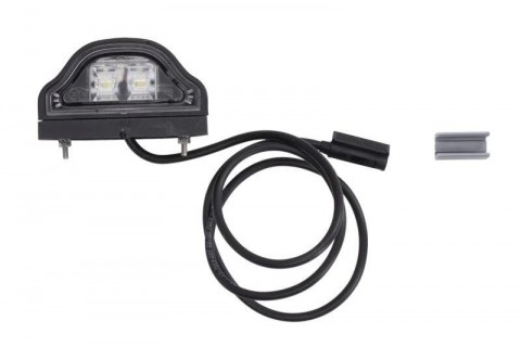 ASPÖCK osvětlení SPZ REGPOINT LED, černé, 12/24V, kabel 1m P&R