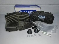 SAUER desky brzdové SCHMITZ ST7, SAF SBS 2220 (lze zaměnit SAF i SCHMITZ = výřez na obou stranách)