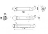 MAHLE modul EGR MB Actros, Antos, Arocs