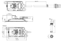 DINEX senzor NOx SCANIA EURO 6 za katalyzátor