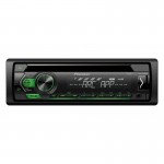 autorádio PIONEER CD/MP3, USB, AUX - zelená