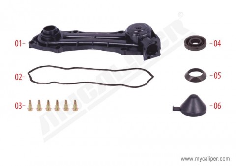MYCALIPER krytka brzd. třmene plastová bez senzoru, Knorr SB 6,7