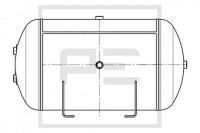 PE vzduchojem 80L KRONE,SCHWARZMULER,SCHMITZ 396x750mm, s držáky