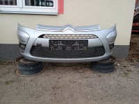502. PŘEDNÍ NÁRAZNÍK CITROEN C4 PICASSO, OD-10 DO-13, STŘÍBRNÝ