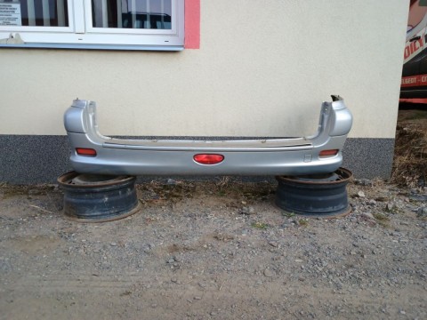 345. ZADNÍ NÁRAZNÍK PEUGEOT 206 SW, OD-02, STŘÍBRNÝ