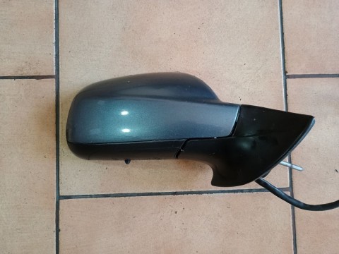 PRAVÉ EL. ZRCÁTKO, PEUGEOT 407, OD-04, ŠEDOMODRÉ