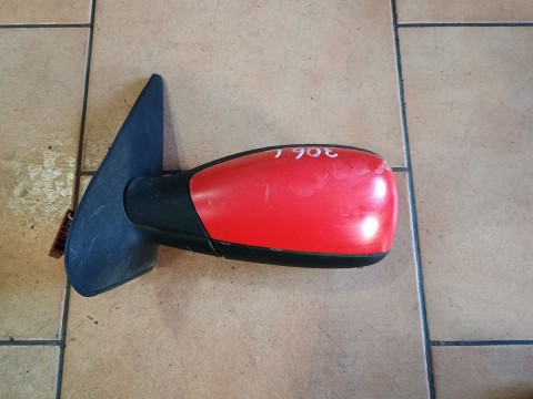 LEVÉ EL. ZRCÁTKO, PEUGEOT 306, ČERVENÉ