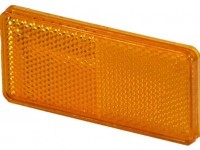 PROPLAST odrazka obdélník oranžová 94x44mm samolep.