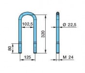 třmen pera BPW M24x3 125-320