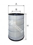 MFILTER filtr vzduchu DAF XF