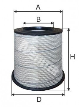 MFILTER filtr vzduchu VOLVO FH bez příruby