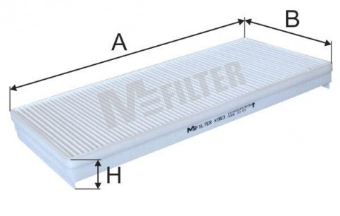 MFILTER filtr topení MAN F2000