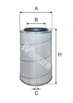 MFILTER filtr vzduchu DAF, IVECO, MAN, MB, RVI, VOLVO