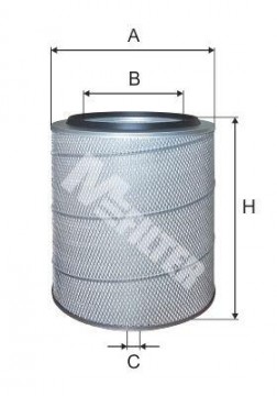 MFILTER filtr vzduchu SCANIA 3, DAF 95, IVECO