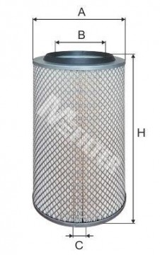 MFILTER filtr vzduchu IVECO E-car 1902040