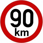 MARKWART samolepka - rychlost 20cm ´´90´´