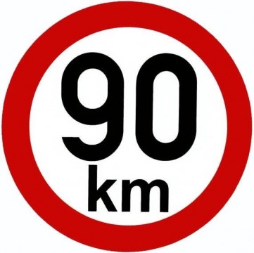 MARKWART samolepka - rychlost 20cm ´´90´´