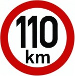 MARKWART samolepka - rychlost 20cm´´110´´