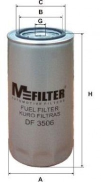 MFILTER filtr paliva VOLVO FH12